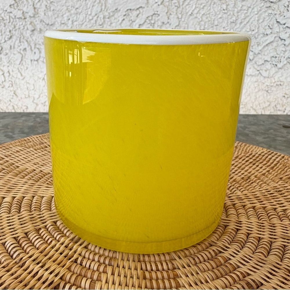 ONE - LAFCO hand blown empty candle glass assorted‎ colors EUC